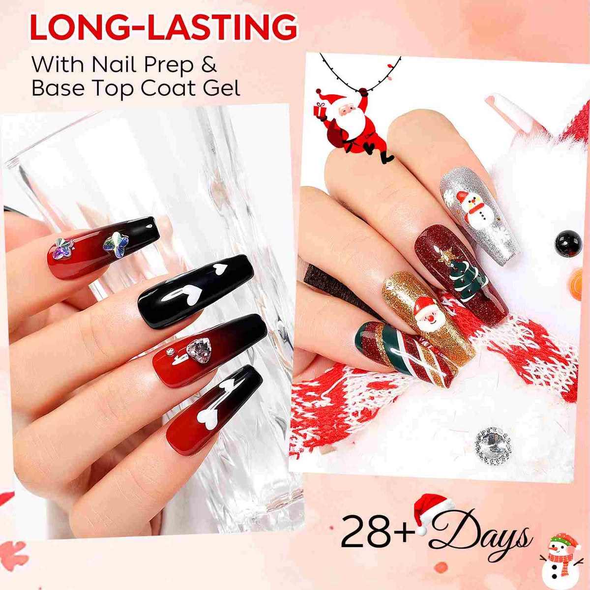 AIMEILI Christmas Gel Polish Set 43 – 12 Colors