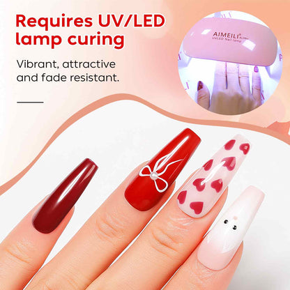 AIMEILI Nude Brown Gel Polish Set 44– 12 Colors