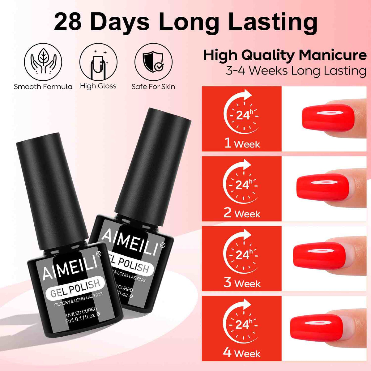 AIMEILI Warm Nude Gel Polish Set 45– 12 Colors