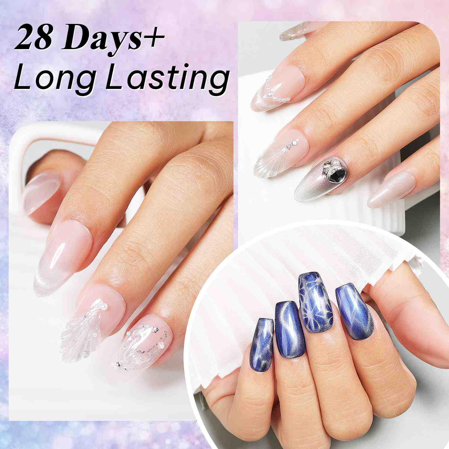 AIMEILI HEMA-Free Cat Eye Gel Polish Set 6pcs – Kit 102