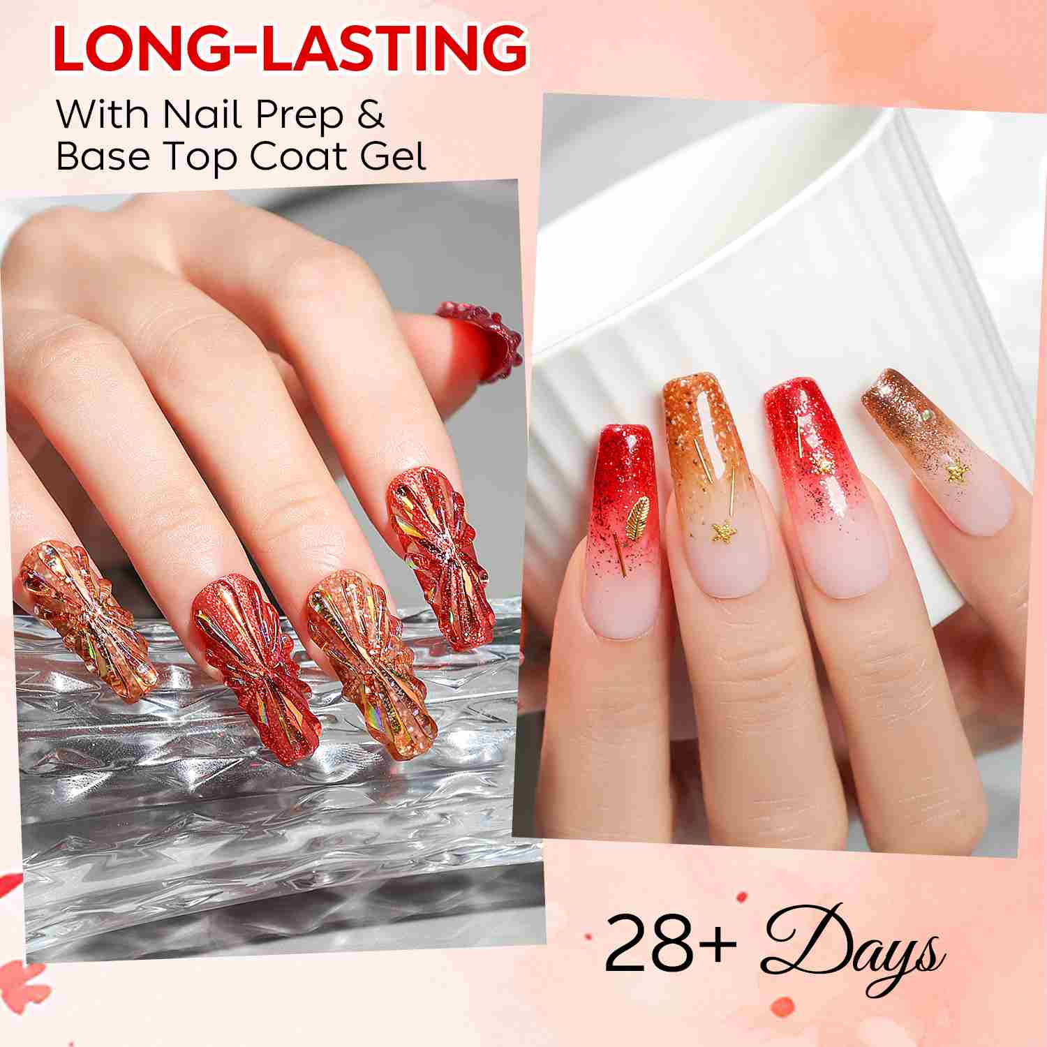 AIMEILI Autumn Glitter Gel Set 110 – 6 Colors, Vegan &amp; Cruelty-Free