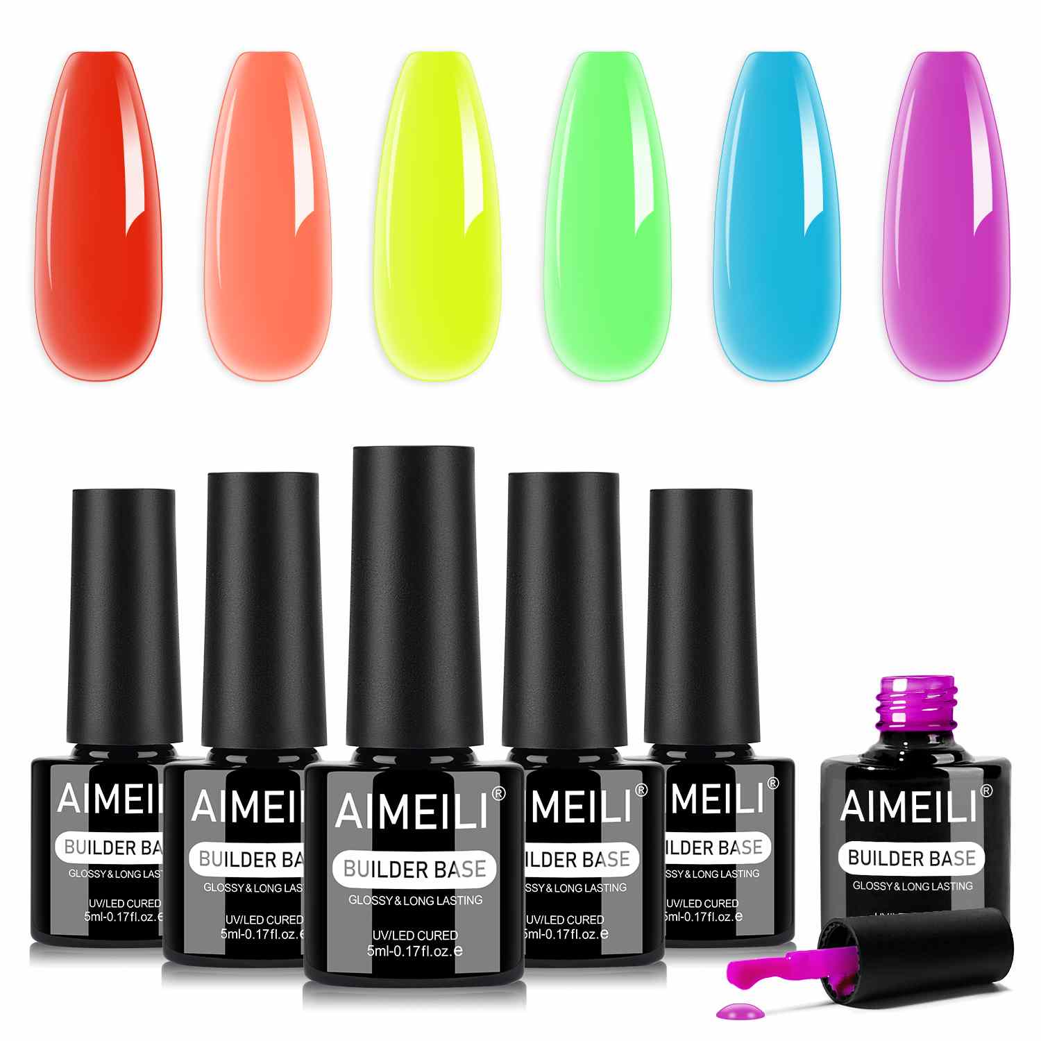 AIMEILI Builder Base Gel SET6-127 color 