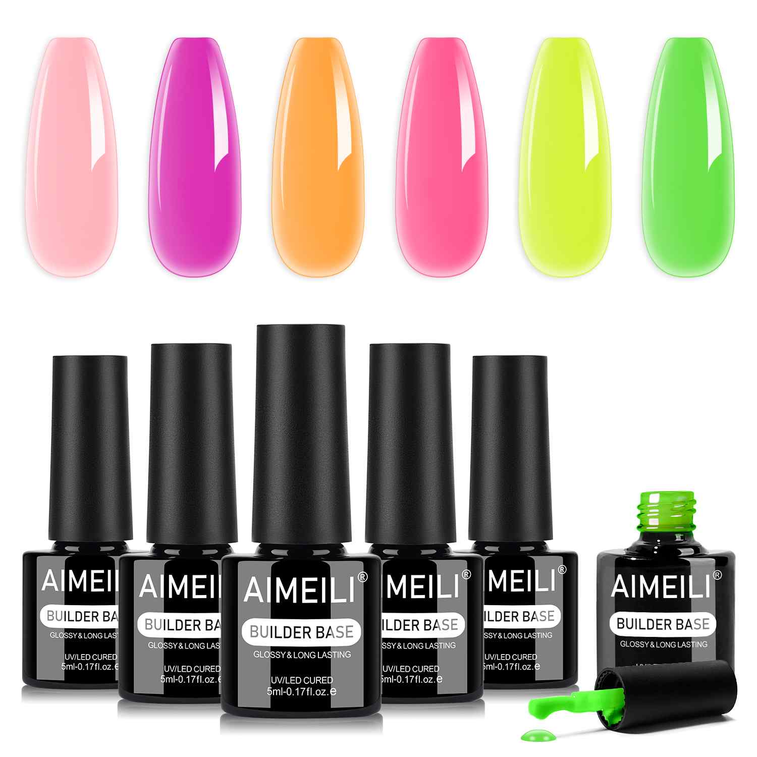 AIMEILI Builder Base Gel SET6-128 color 