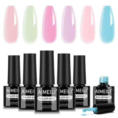 AIMEILI Builder Base Gel SET6-129color 