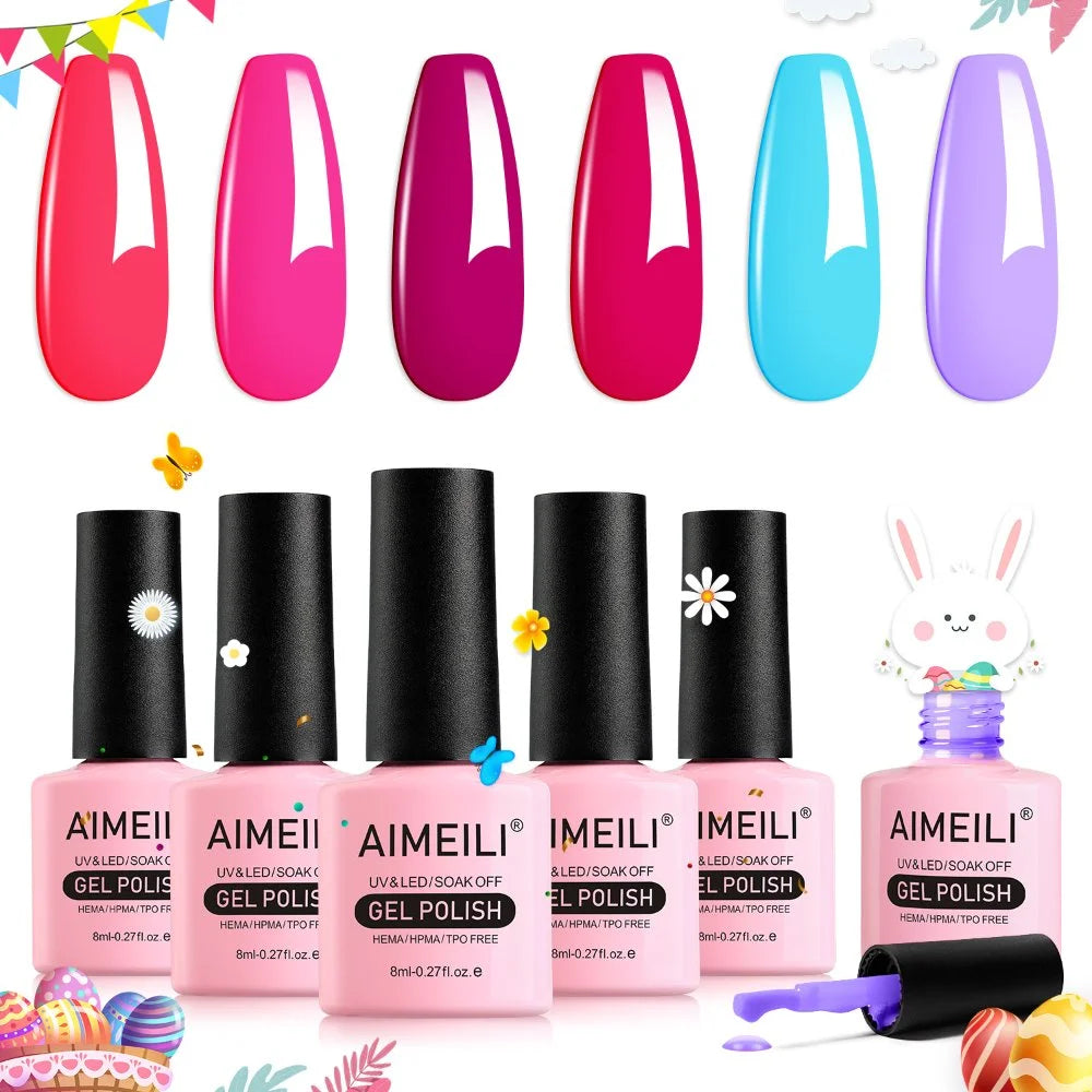 Easter color nails