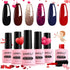 wine color nails