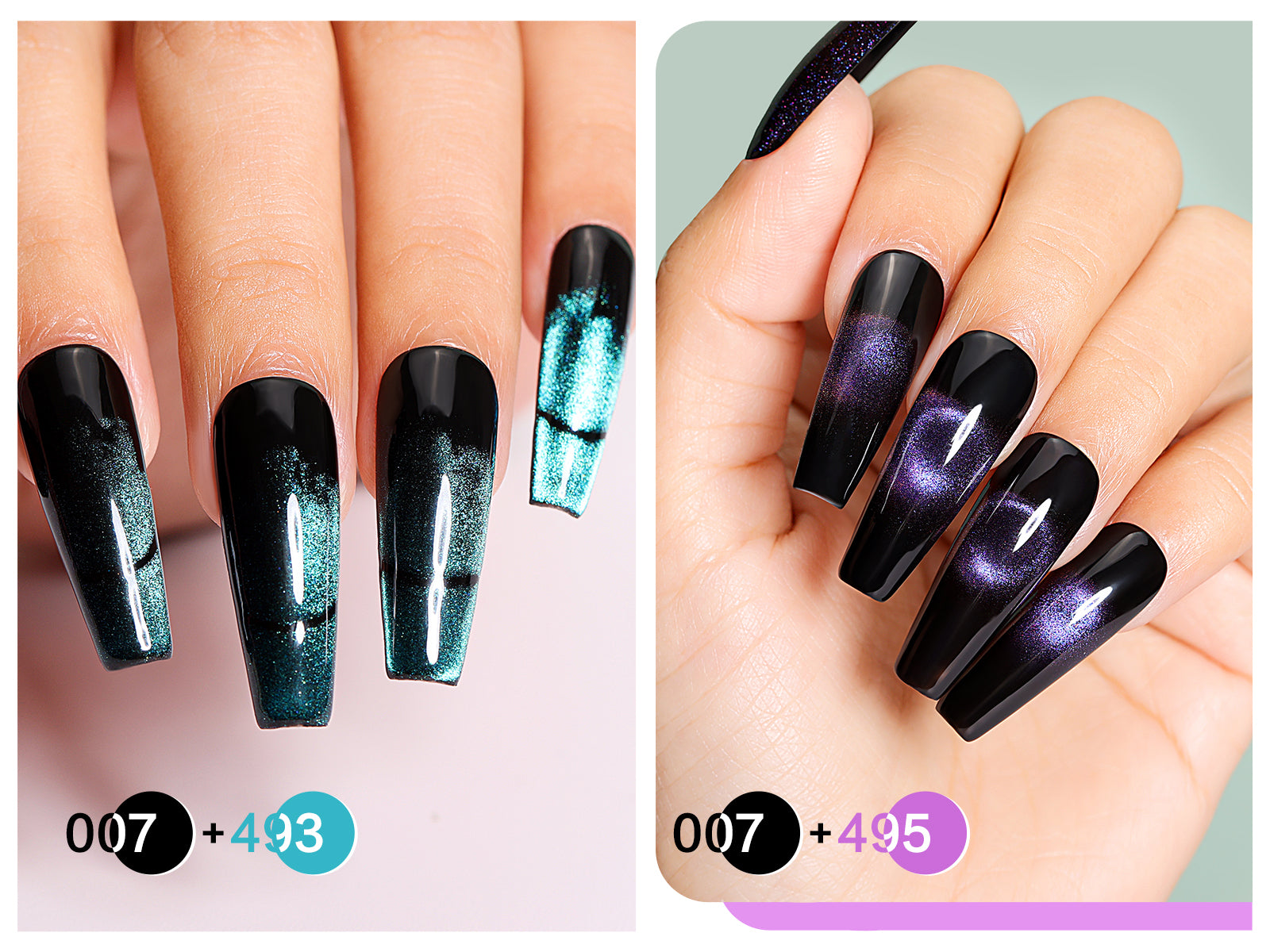 cat eye nail designs