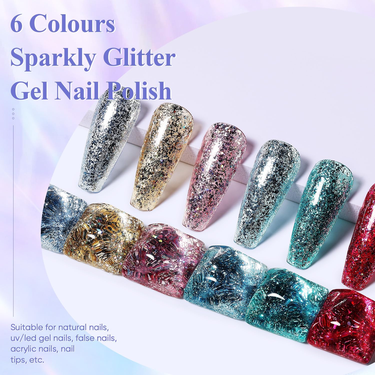 reflective glitter nail polish