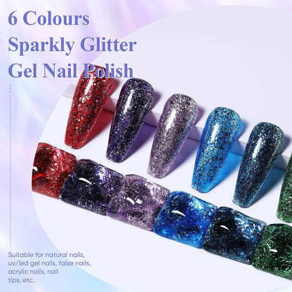 glitter color nail polish