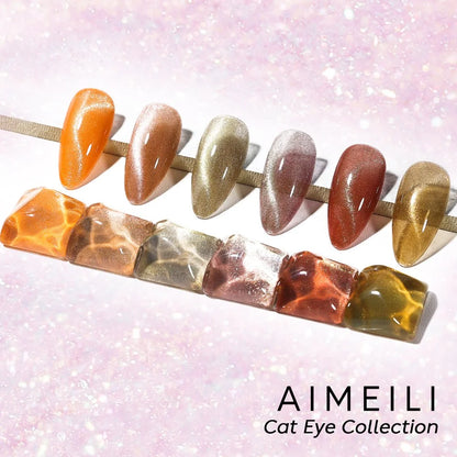 Orange Magnetic Nail Polish Kit (SET6-67_10ML)