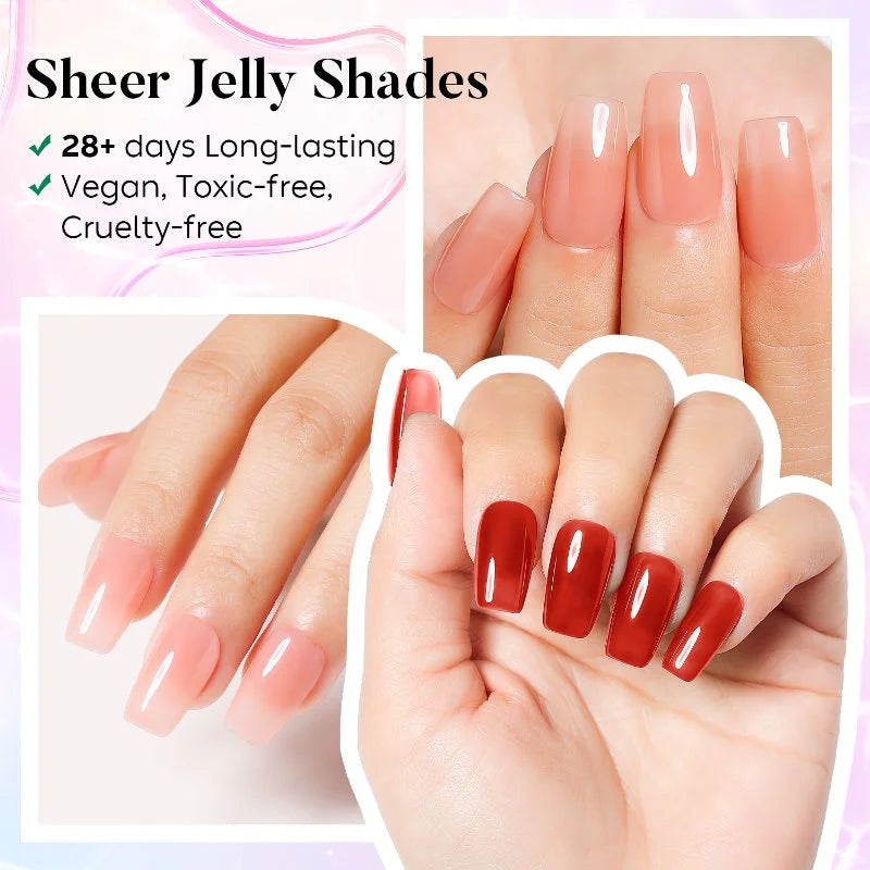 translucent jelly nail polish