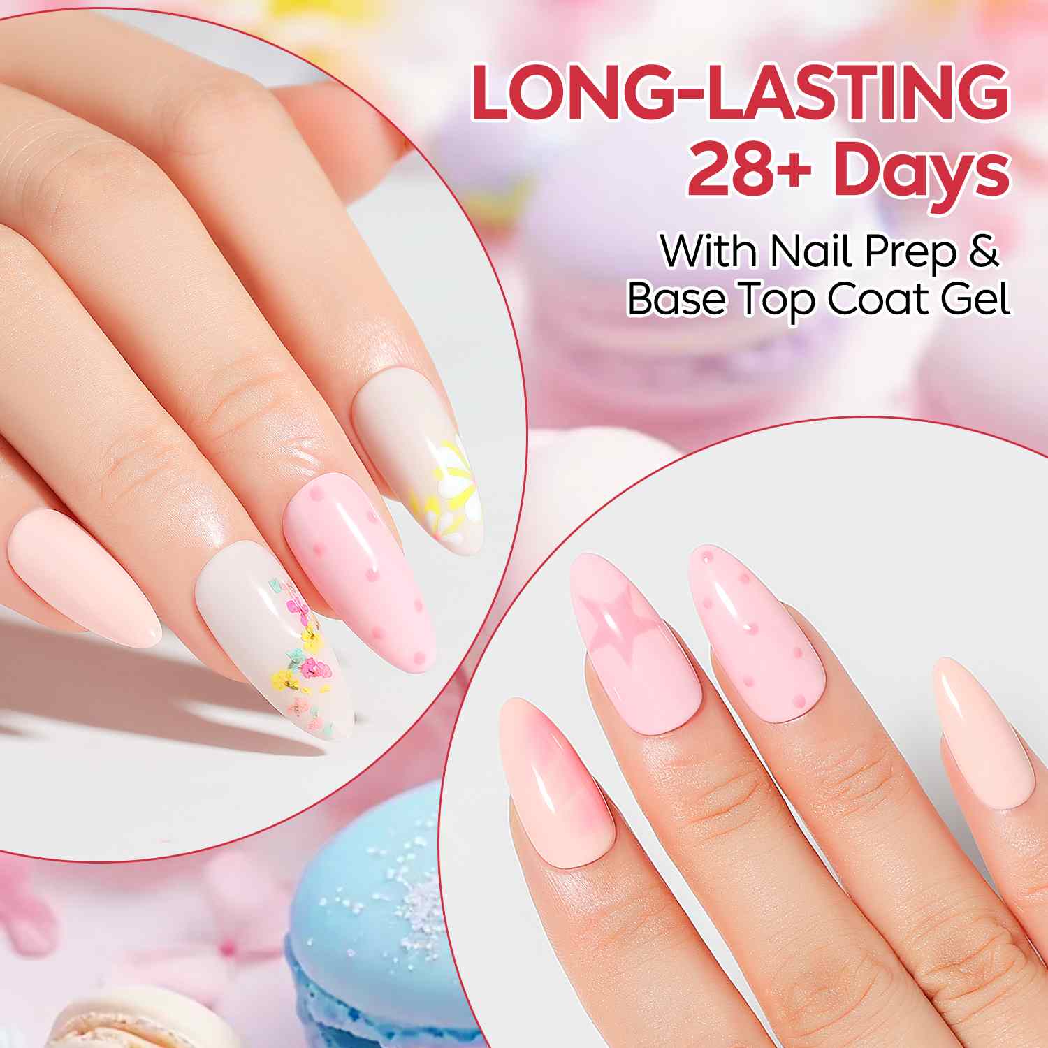 AIMEILI Nude Gel Nail Polish – 6 Colors, 5ml | Minimalist &amp; Versatile | SET6-83_5ML