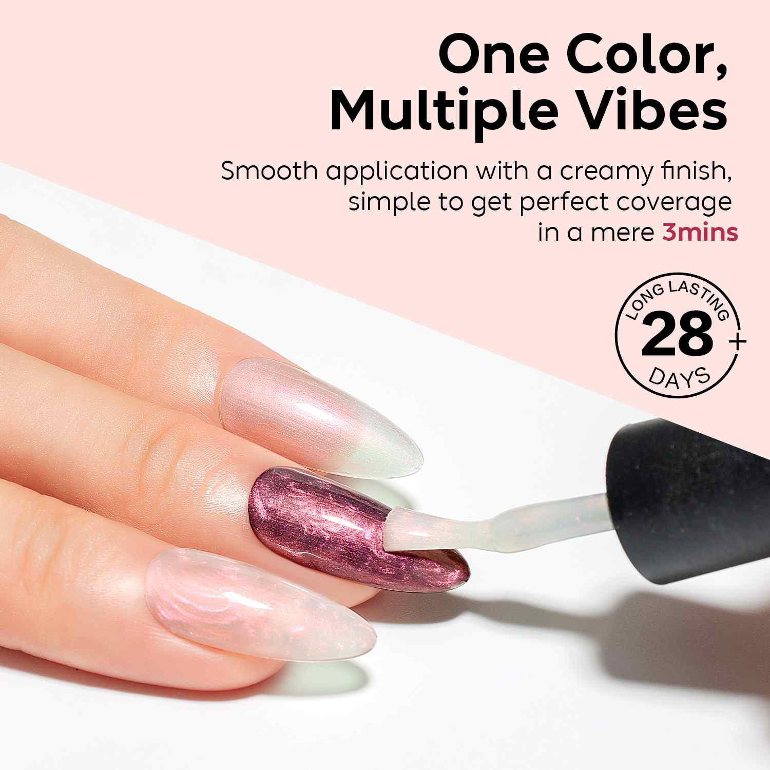 AIMEILI Pearl Gel Nail Polish – 6 Colors, 5ml | Shimmery &amp; Glossy | SET6-87_5ML