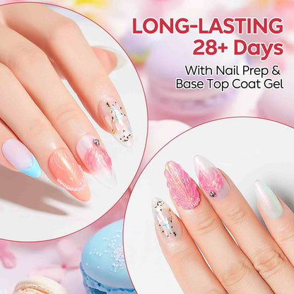 AIMEILI Pearl Gel Polish Set | 6pcs HEMA-Free Vegan Gel