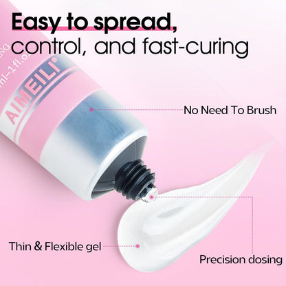 solid gel glue for nails