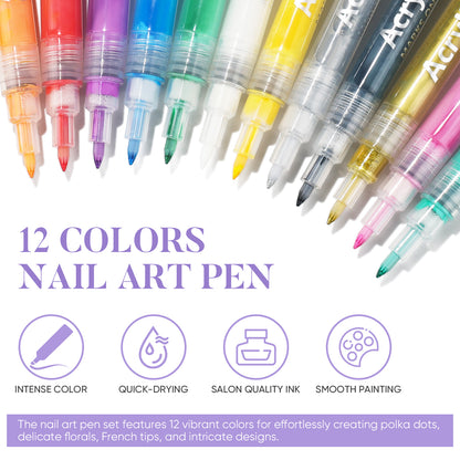 Nail Art Pens Set-01