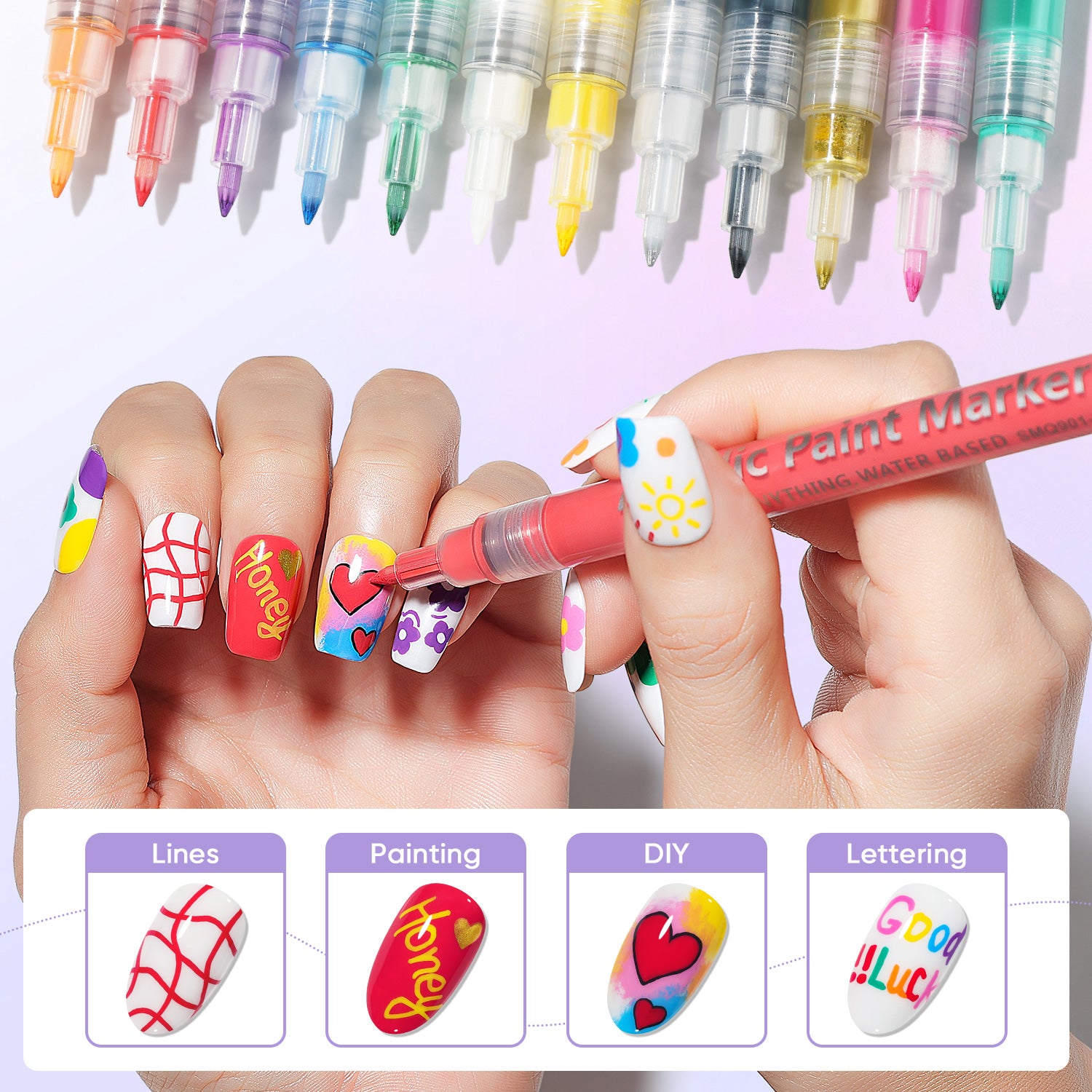 Nail Art Pens Set-01