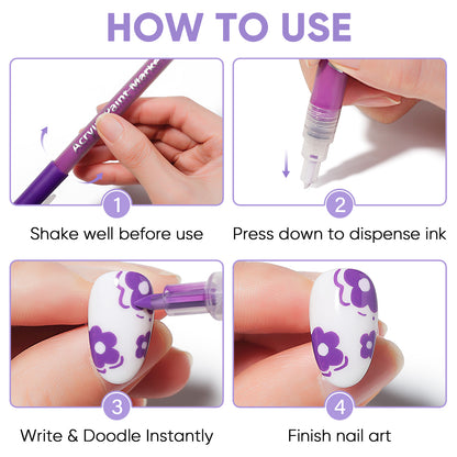 Nail Art Pens Set-01