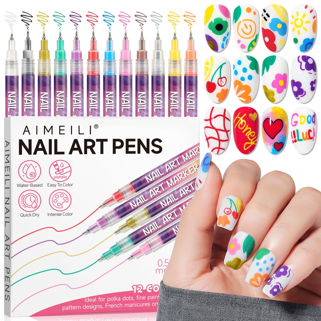 Nail Art Pens Set-02