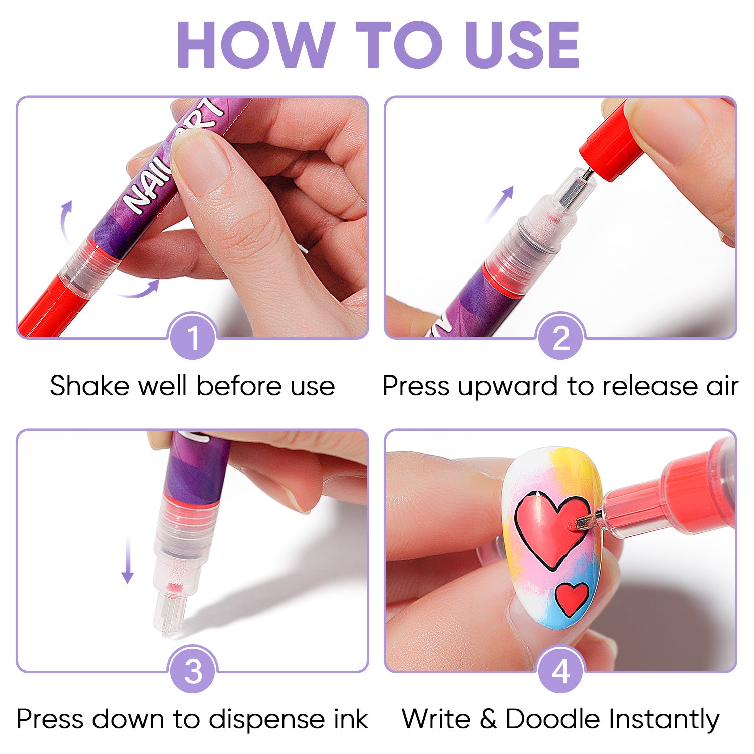 Nail Art Pens Set-02