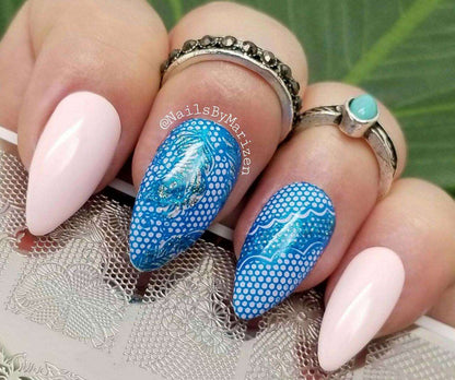 light pink nail designs