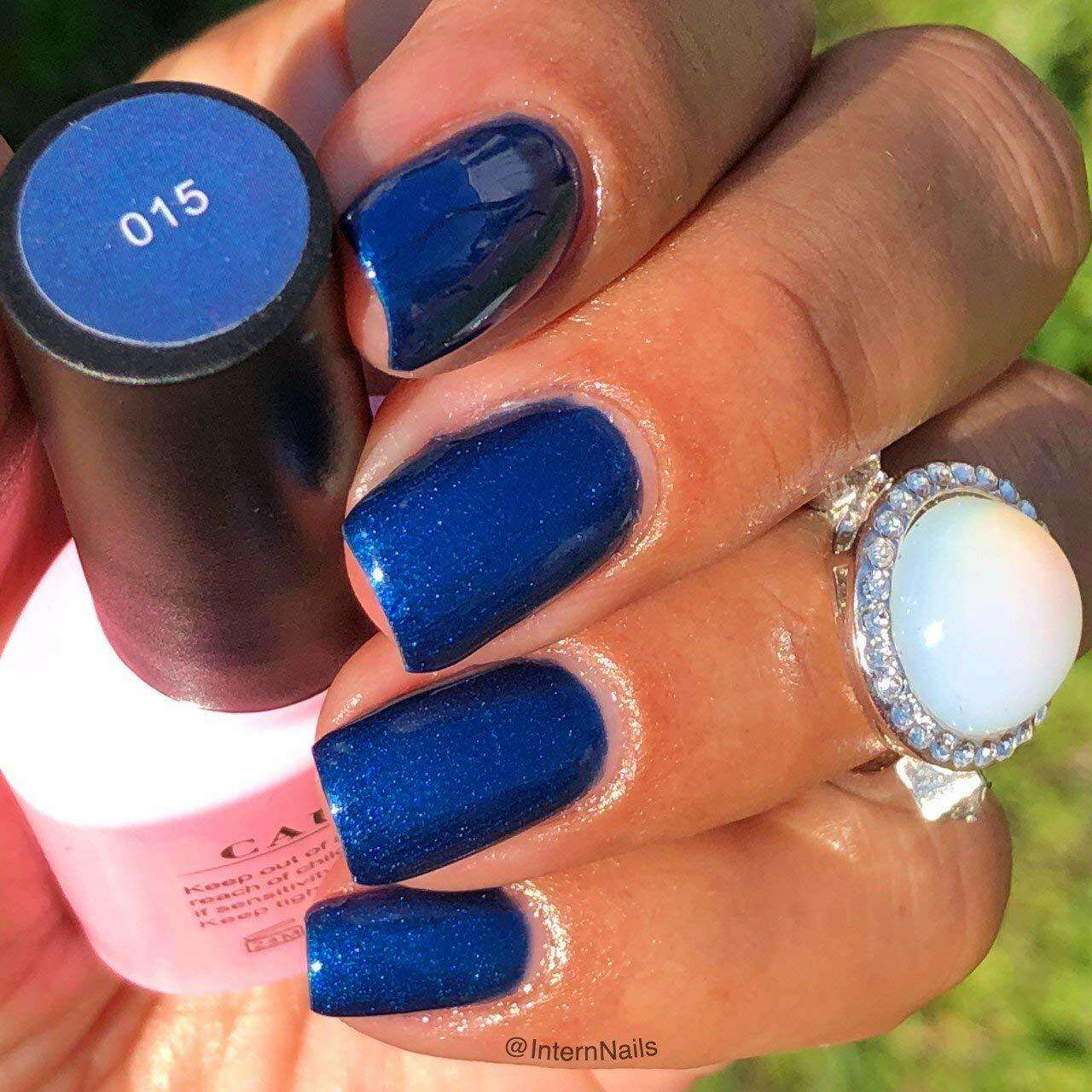 Jewel Tone Color Block Nails Are Perfect For Fall - Lulus.com Fashion Blog