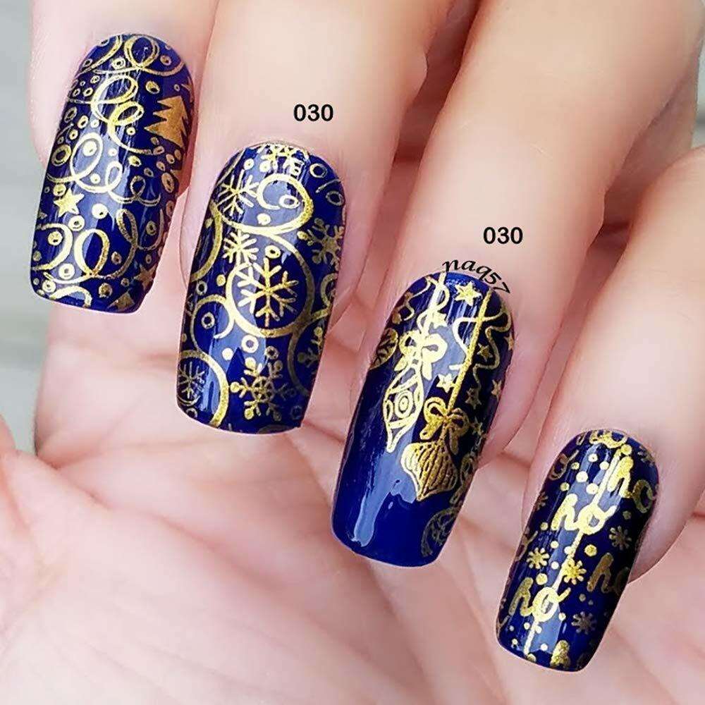 Beautiful Shiny Dark Blue Glitter Gel Nail Art Ombre Design Painting 3D  White Cute Flower Decorated with Rhinestone on Woman Long Stock Photo -  Image of fashionista, fingernail: 199233182