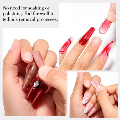 peel off base coat gel nails​
