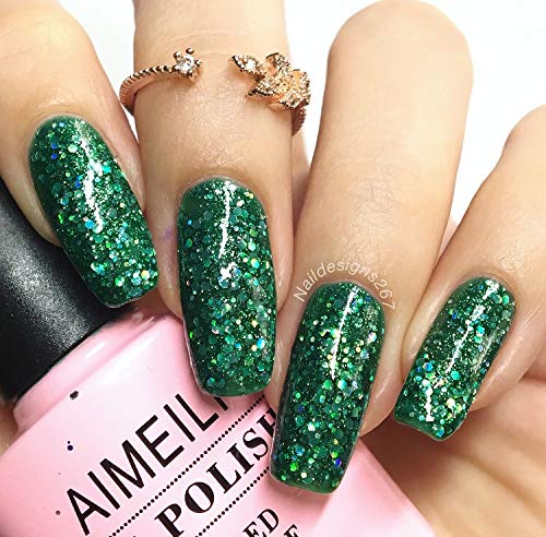 jade green nail designs 