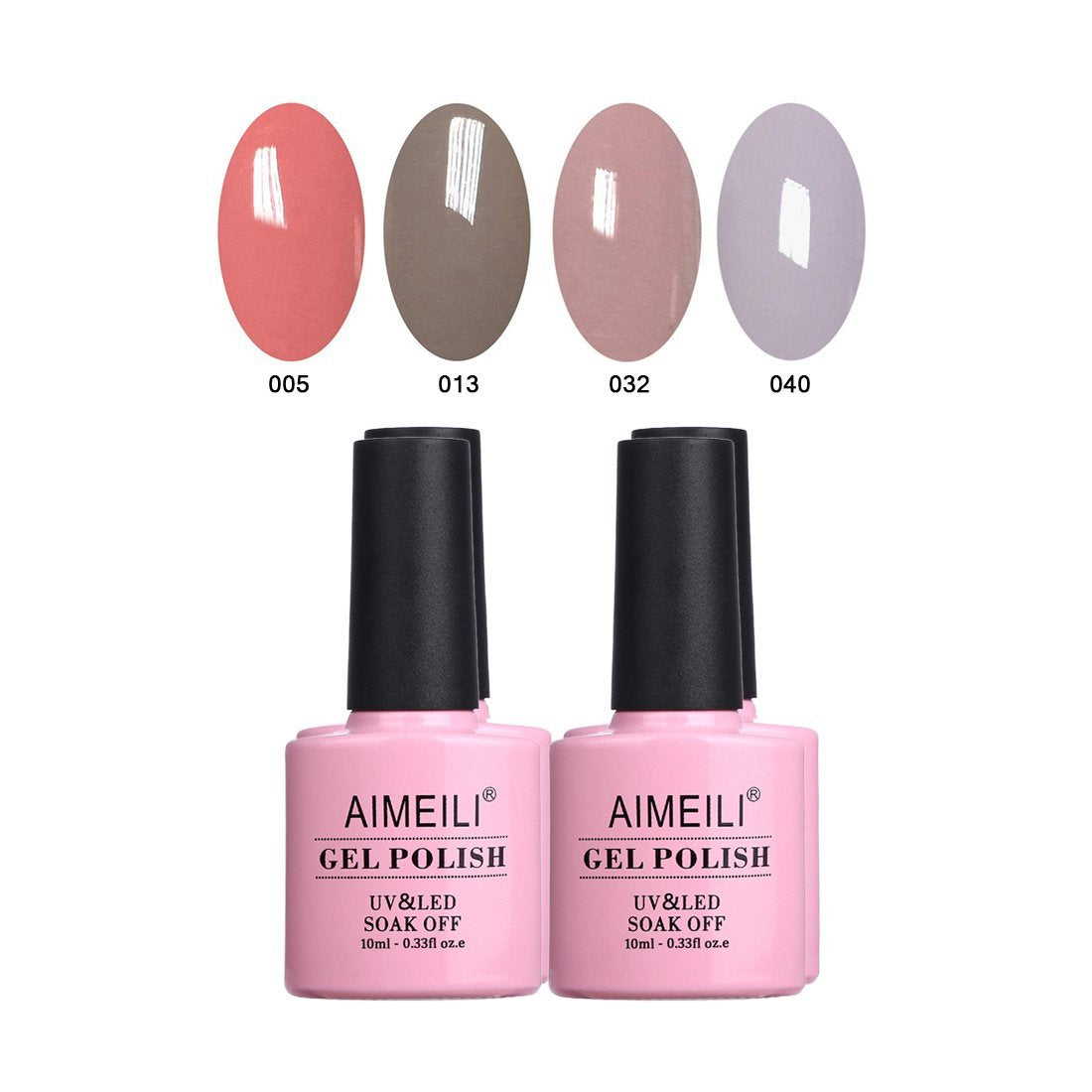 Aimeili Rose Pink Tara Purple Grey Gel Polish Set for Nail Designs –  AIMEILI GEL POLISH