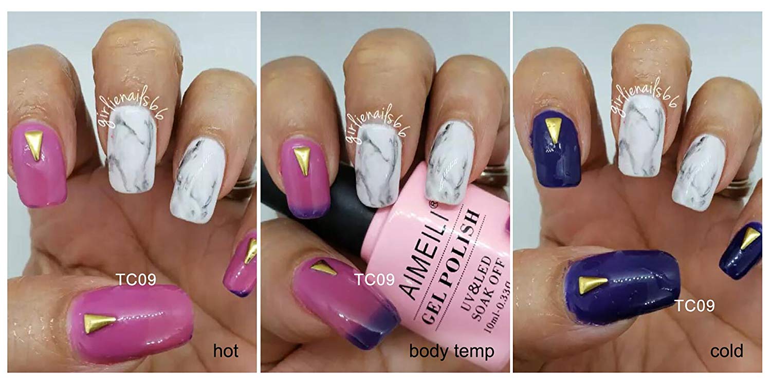 mood changing nail polish designs