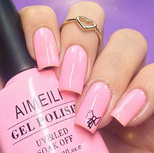 rose-coloured nail