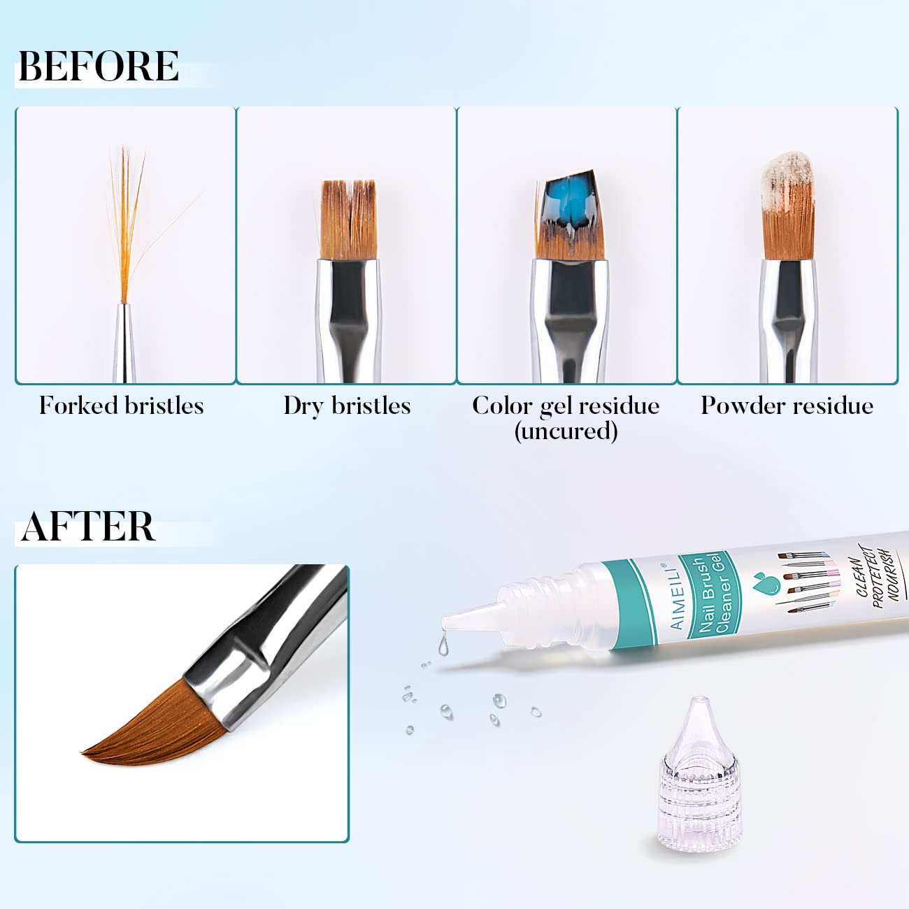 Oil and acrylic brush cleaner