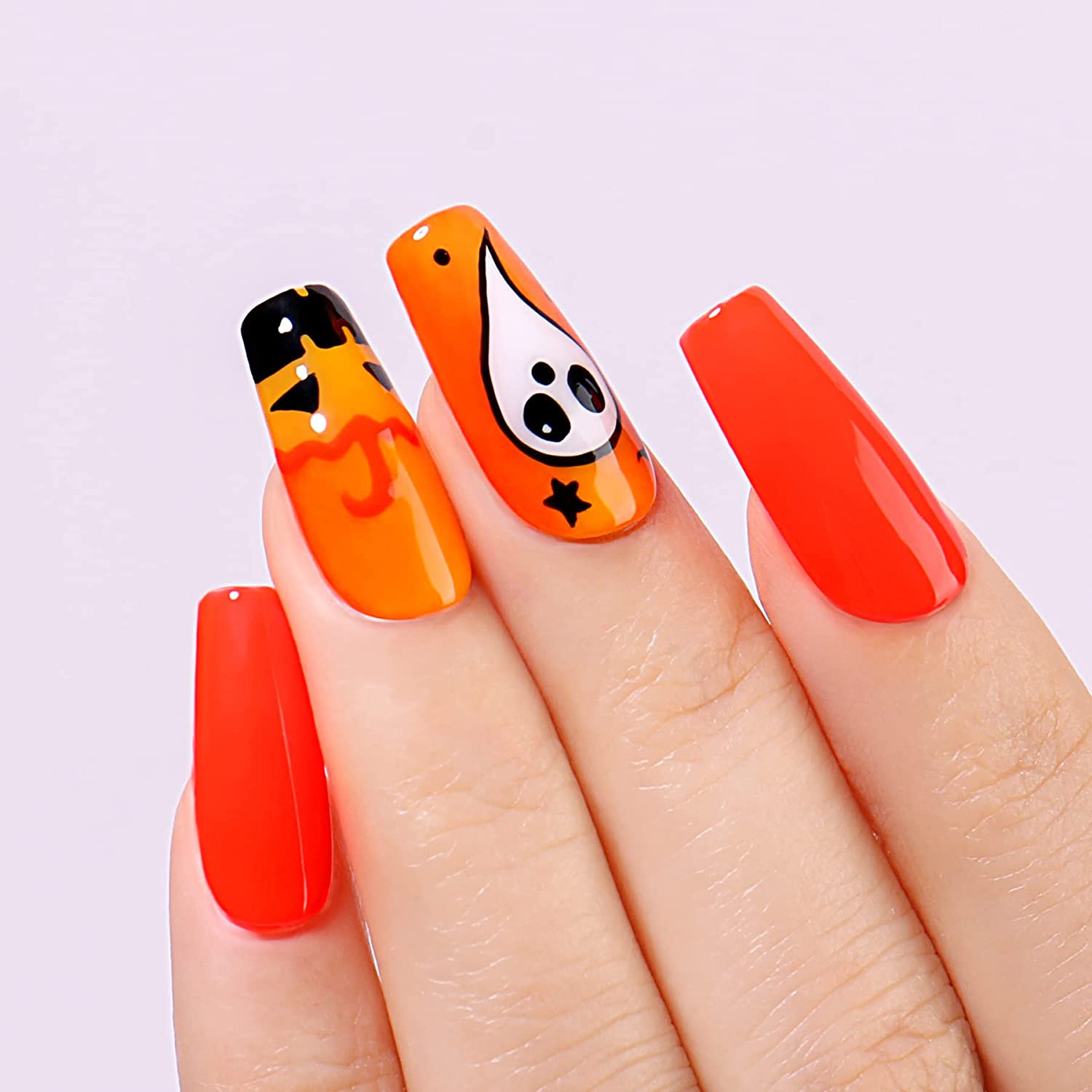 easy halloween nails