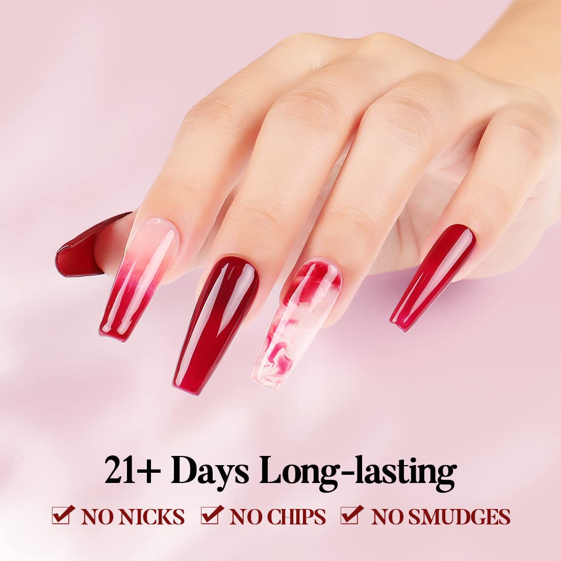 blood nail designs 