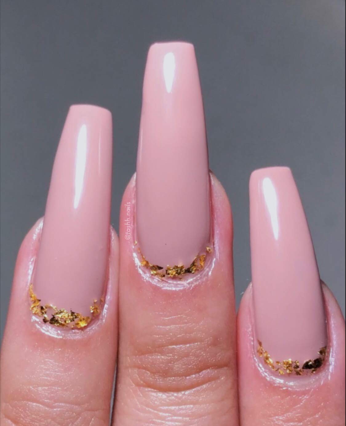 natural pink nail designs