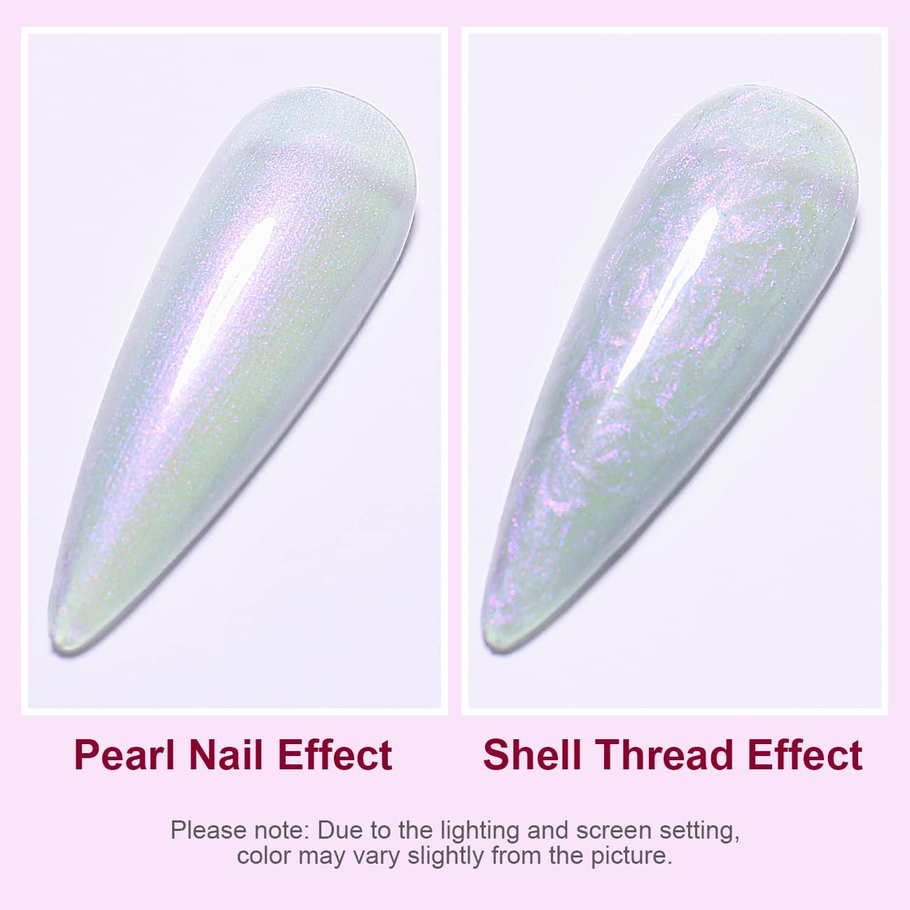 purple chrome nails