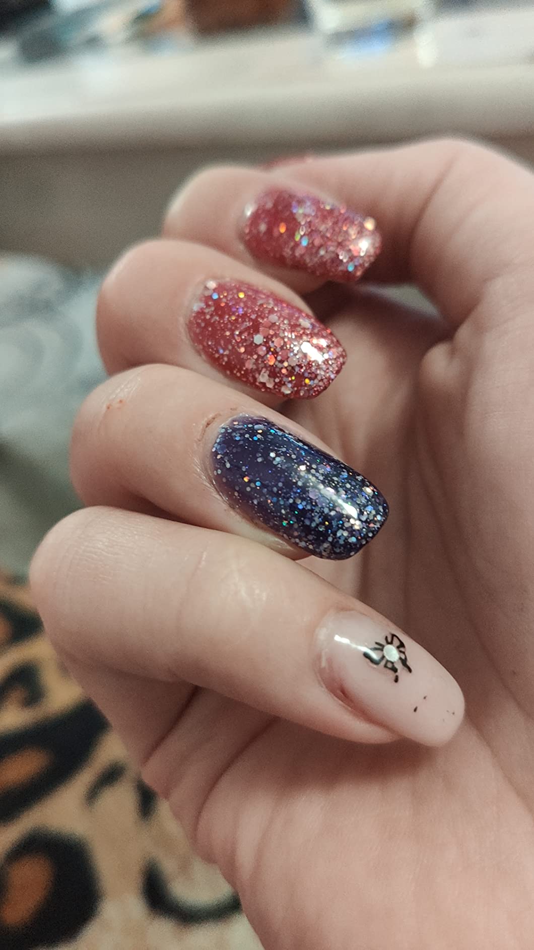 glitter gel nail polish set