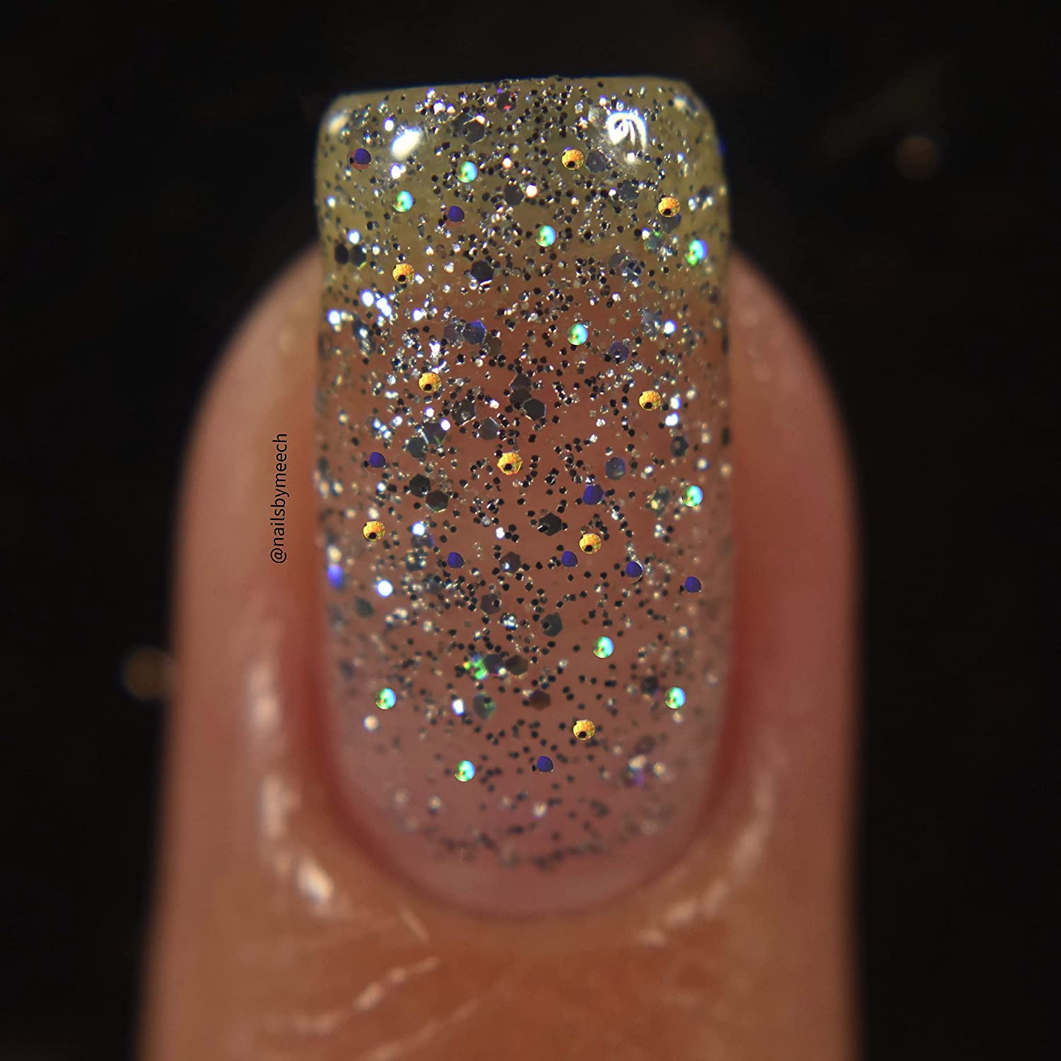 sparkly nail polish