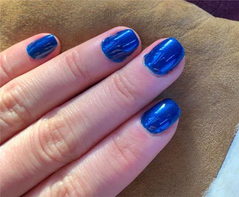 midnight blue nail polish