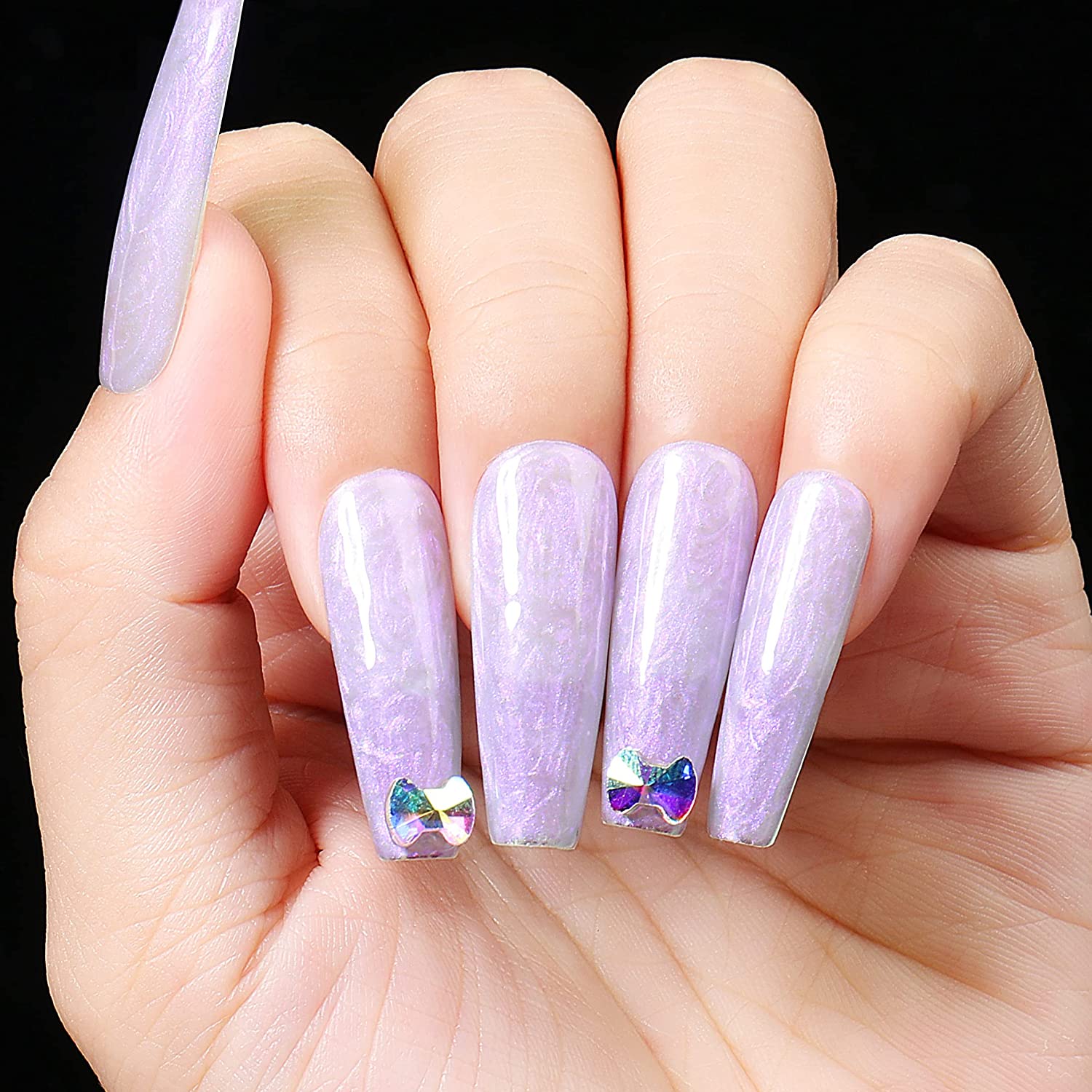 elegant purple nail designs