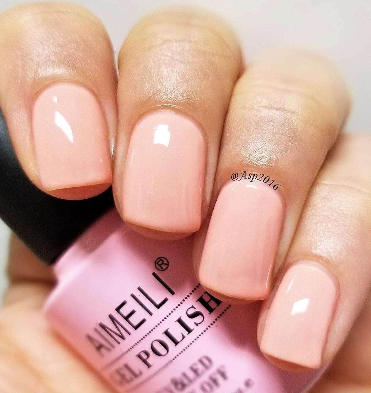 nude color nail designs 