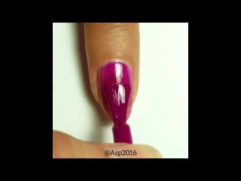 purple pink nail polish 
