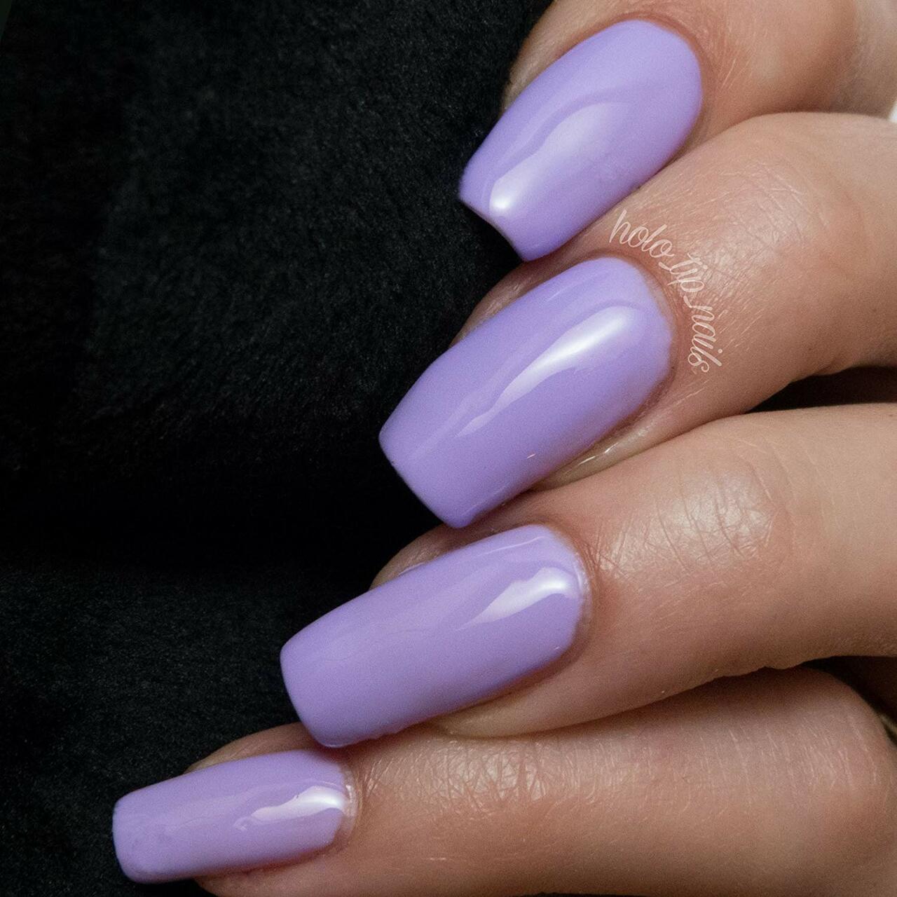Purple Nail Polish Pastel Purple With Creme Finish Hydrangea.400 - Etsy