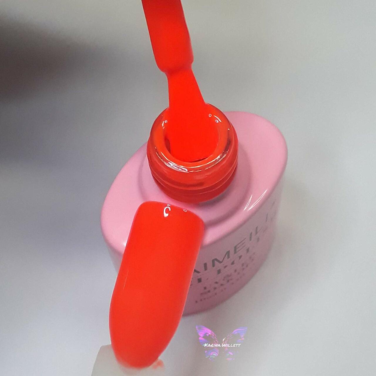orange toe nail polish 