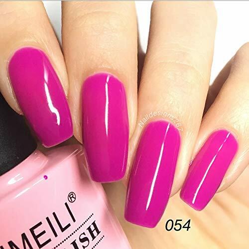neon pink gel nail designs