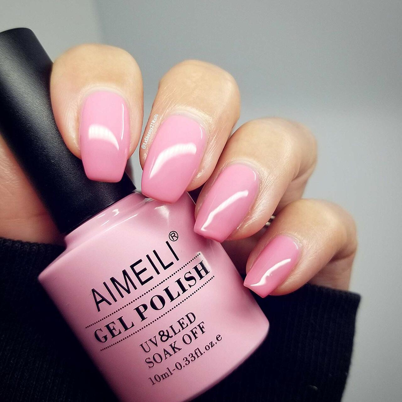 pink cute nails