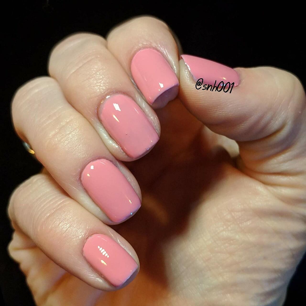 pink barbie nails